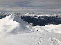 Arrivée sur la crête finale Arrivée sur la crête finale